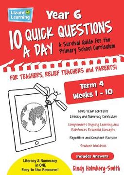 portada Lizard Learning 10 Quick Questions A Day Year 6 Term 4 (in English)