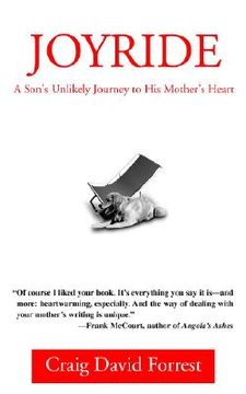 portada joyride: a son's unlikely journey to his mother's heart (in English)