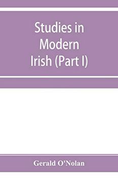 portada Studies in Modern Irish (Part i) (in English)