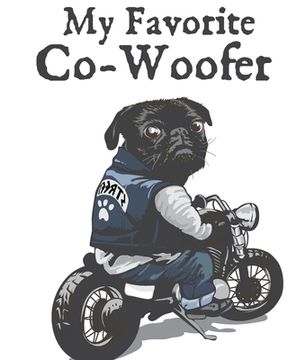 portada My Favorite Co-Woofer: Furry Co-Worker Pet Owners For Work At Home Canine Belton Mane Dog Lovers Barrel Chest Brindle Paw-sible