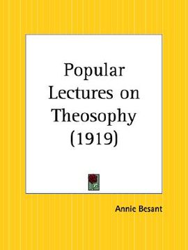 portada popular lectures on theosophy (en Inglés)