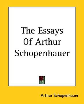 portada the essays of arthur schopenhauer