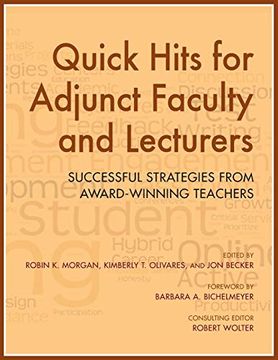 portada Quick Hits for Adjunct Faculty and Lecturers: Successful Strategies From Award-Winning Teachers (en Inglés)