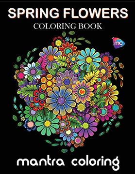 portada Spring Flowers Coloring Book (en Inglés)