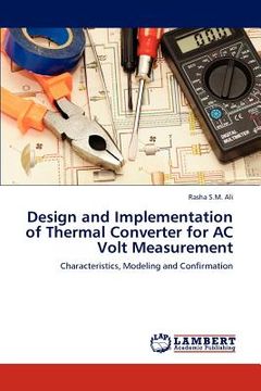 portada design and implementation of thermal converter for ac volt measurement (en Inglés)