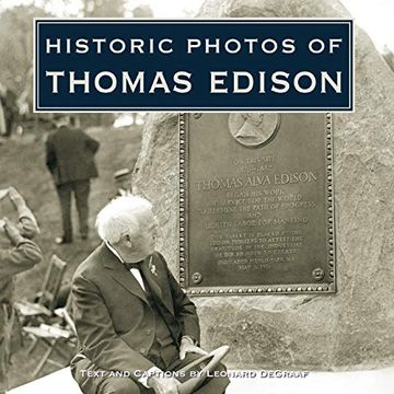 portada Historic Photos of Thomas Edison (en Inglés)
