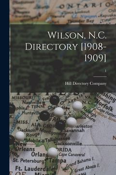 portada Wilson, N.C. Directory [1908-1909]; 1