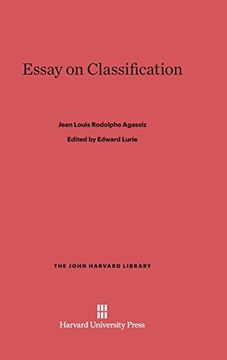 portada Essay on Classification (John Harvard Library (Hardcover)) 