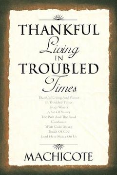 portada thankful living in troubled times (en Inglés)
