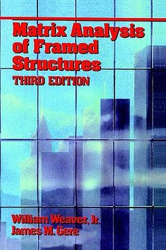 portada matrix analysis of framed structures (en Inglés)