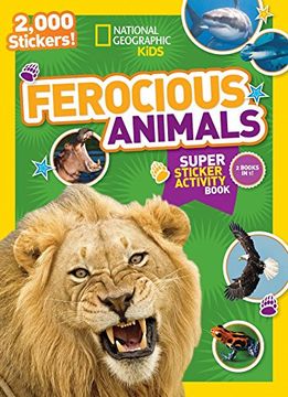 portada Ferocious Animals Sticker (National Geographic Kids) (en Inglés)