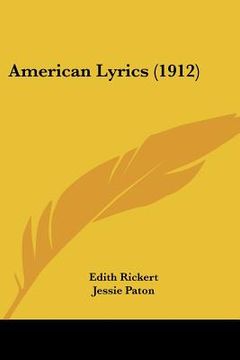 portada american lyrics (1912) (in English)