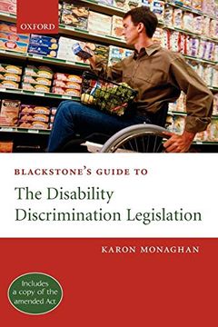 portada Blackstone's Guide to the Disability Discrimination Legislation (en Inglés)