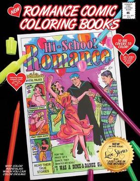 portada Romance Comic Coloring Book #6 (en Inglés)