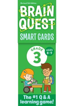 portada Brain Quest 3rd Grade Smart Cards Revised 5th Edition (Brain Quest Decks) (en Inglés)