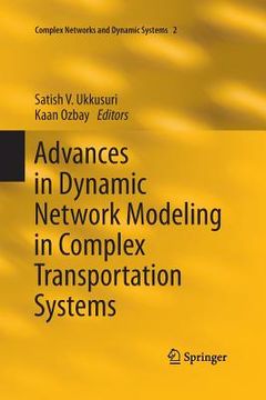 portada Advances in Dynamic Network Modeling in Complex Transportation Systems (en Inglés)