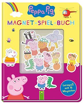 portada Peppa pig Magnet-Spiel-Buch: Lernspaß mit 16 Magneten (en Alemán)