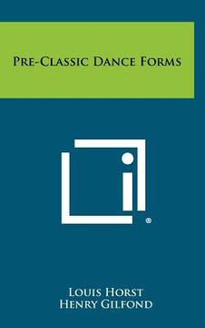 portada pre-classic dance forms (en Inglés)