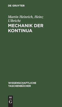 portada Mechanik der Kontinua (en Alemán)