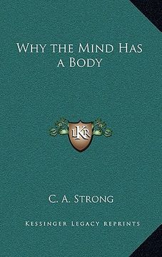 portada why the mind has a body (en Inglés)