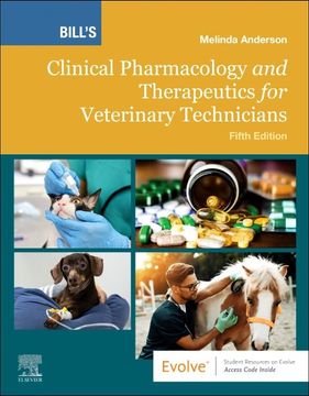 portada Bill's Clinical Pharmacology and Therapeutics for Veterinary Technicians (en Inglés)
