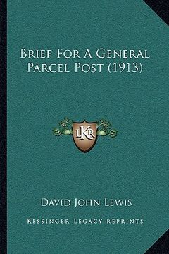 portada brief for a general parcel post (1913)
