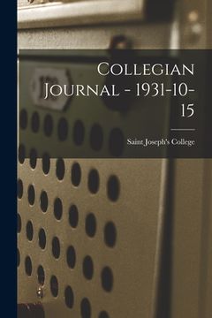 portada Collegian Journal - 1931-10-15