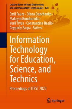 portada Information Technology for Education, Science, and Technics: Proceedings of Itest 2022 (en Inglés)