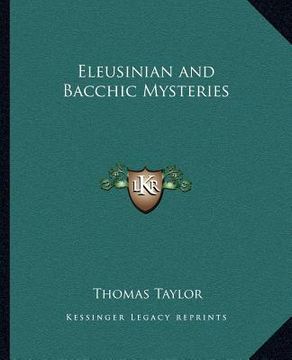 portada eleusinian and bacchic mysteries