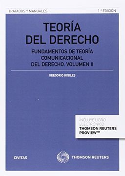 portada Teoría Del Derecho Ii (Manuales Universitarios 2016)