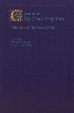 portada Closure in the Canterbury Tales: The Role of the Parson's Tale (en Inglés)