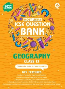 portada Most Likely Question Bank - Geography: ICSE Class 9 for 2022 Examination