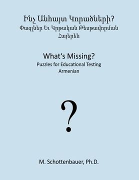 portada What's Missing?  Puzzles for Educational Testing: Armenian (Armenian Edition)