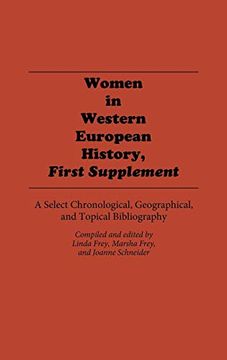 portada Women in Western European History, First Supplement: A Select Chronological, Geographical, and Topical Bibliography (en Inglés)