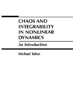 portada chaos and integrability in nonlinear dynamics: an introduction (in English)