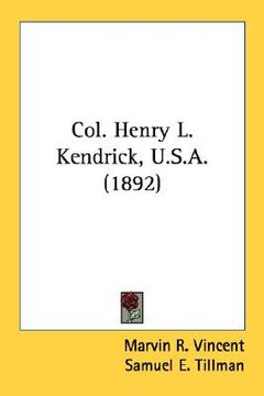 portada col. henry l. kendrick, u.s.a. (1892)
