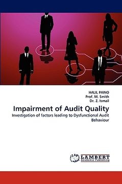 portada impairment of audit quality (en Inglés)