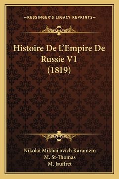 portada Histoire De L'Empire De Russie V1 (1819) (in French)