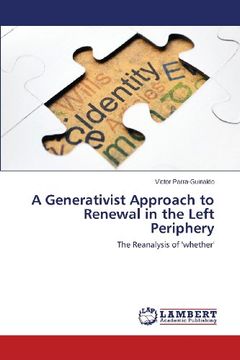 portada A Generativist Approach to Renewal in the Left Periphery