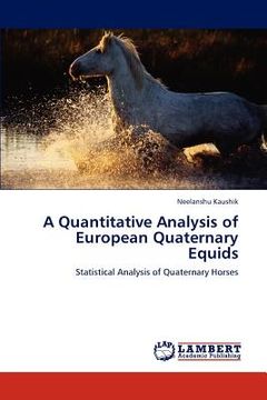portada a quantitative analysis of european quaternary equids (en Inglés)
