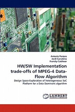 portada hw/sw implementation trade-offs of mpeg-4 data-flow algorithm (en Inglés)