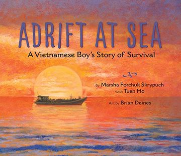 portada Adrift at Sea: A Vietnamese Boy's Story of Survival (in English)