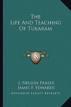 portada the life and teaching of tukaram (in English)