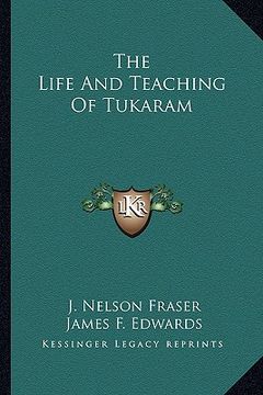 portada the life and teaching of tukaram