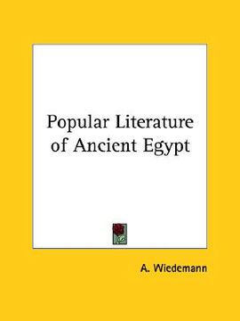 portada popular literature of ancient egypt (in English)