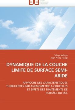 portada Dynamique de la Couche Limite de Surface Semi-Aride