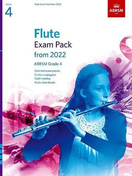 portada Flute Exam Pack From 2022, Abrsm Grade 4: Selected From the Syllabus From 2022. Score & Part, Audio Downloads, Scales & Sight-Reading (Abrsm Exam Pieces) 