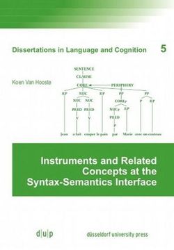 portada Instruments and Related Concepts at the Syntax-Semantics Interface (in English)