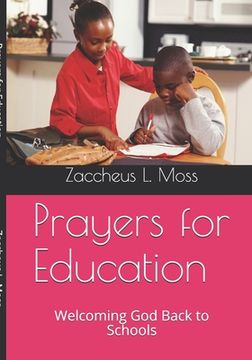 portada Prayers for Education: Welcoming God Back to Schools (in English)