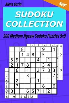 portada Sudoku Collection: 200 Medium Jigsaw Sudoku Puzzles 9x9 (en Inglés)